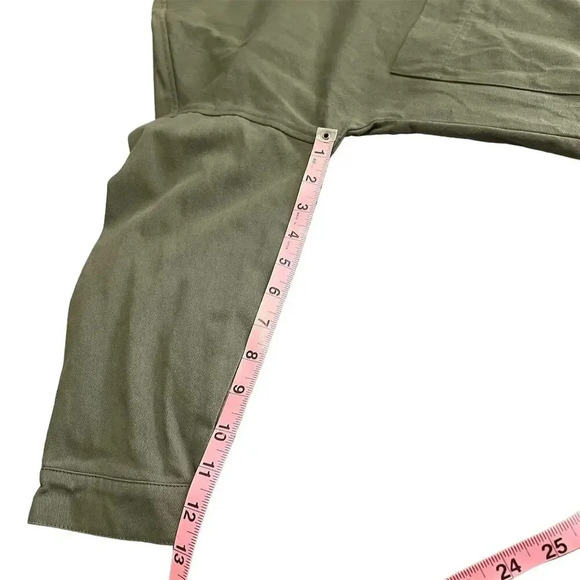 Fashion Nova Women's Olive Green Long Sleeve Button-Up Shacket Size S - Picture 6 of 12